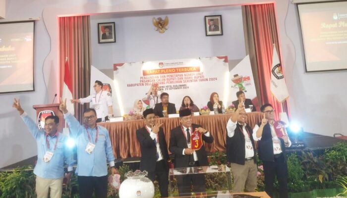 Pengundian Nomor Urut Pilkada Deliserdang, 1 Sofyan-Junaidi, 2 Asri-Lom Lom, 3 Yusuf-Bayu