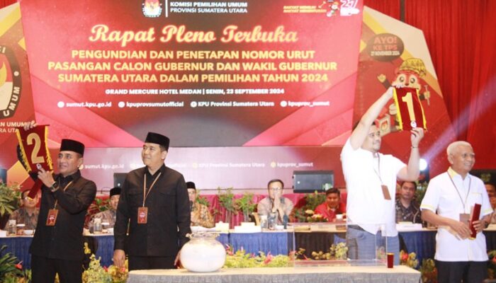 Bobby-Surya No 1, Edy-Hasan No 2 Pilgubsu