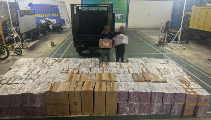 Bea Cukai Langsa Amankan Jutaan Rokok Tanpa Pita Cukai
