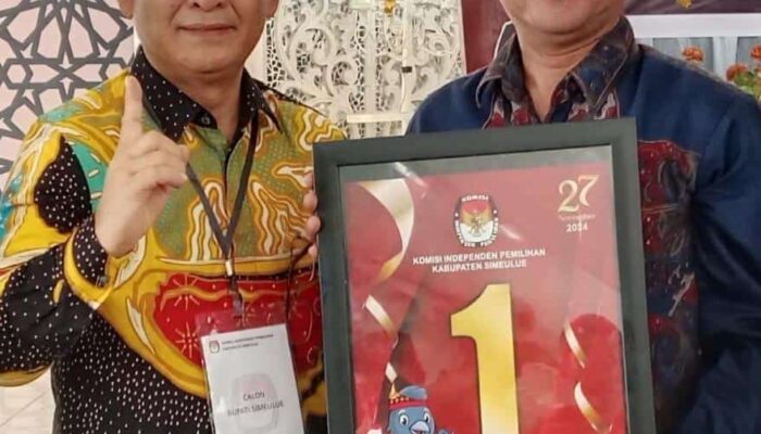 AHI Nomor 1 Lebih Berpotensi Menangkan Pilkada Simeulue