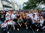 Rico Waas Berolahraga Bersama Ribuan Warga Di CFD Medan