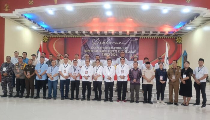 KPU Nisel Gelar Deklarasi Kampanye Damai Pilkada Serentak 2024