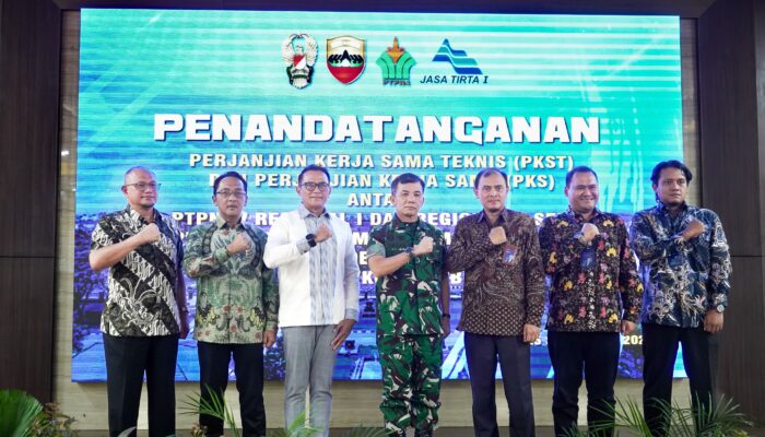 PTPN IV Regional 1,2 – Kodam I Bukit Barisan Tandatangani PKST