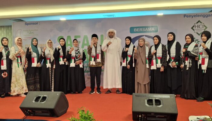 Safari Dakwah FKMI Dan Perhimpunan Boru Lubis Kumpulkan Donasi Rp127 Juta Untuk Palestina