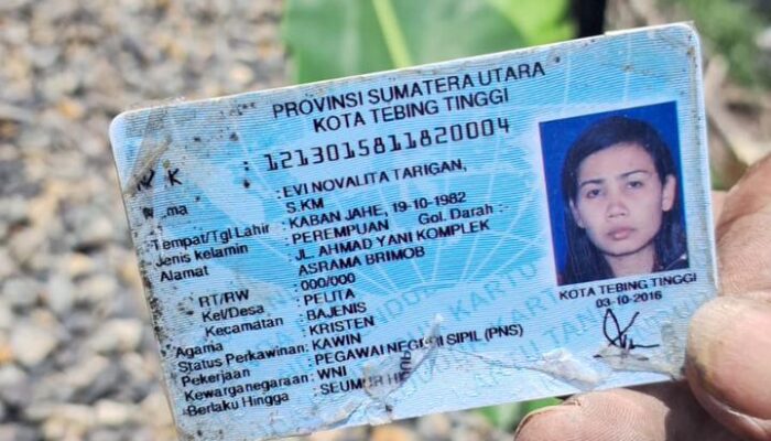 ASN Dinas Kesehatan Kota Tebingtinggi Tewas Tertabrak KA