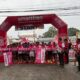 Pelepasan Peserta Smartfren Fun Run di Medan, Minggu (29/9).