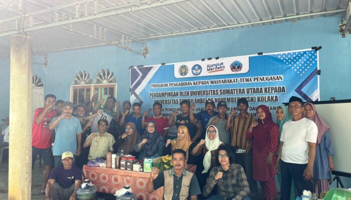 Pengabdian Dosen USU Sosialisasi Manajemen Pemiliharan Ternak Di Kolaka