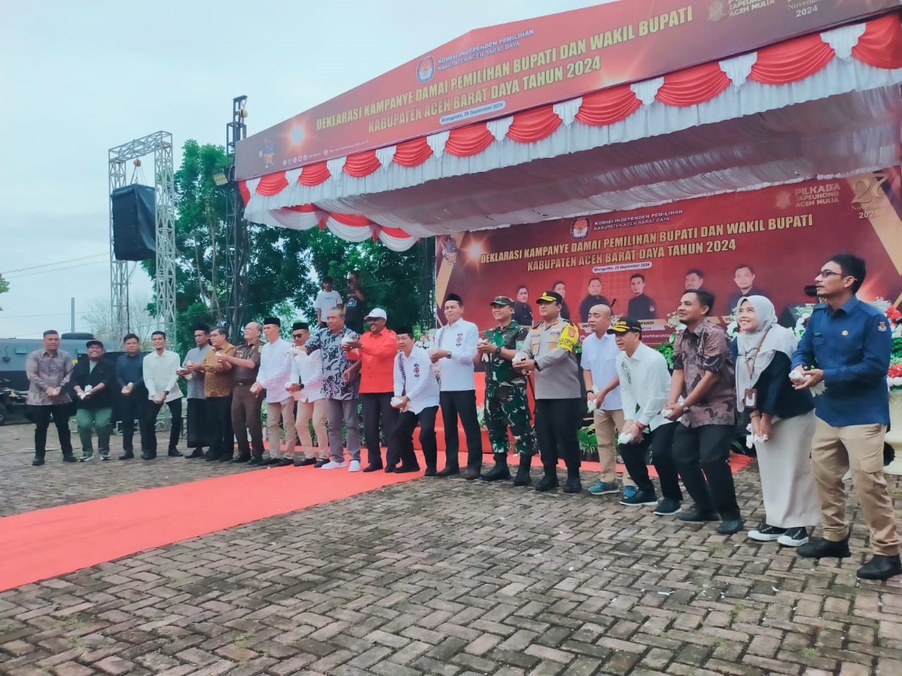 Paslon Bupati Di Abdya Deklarasikan Pilkada Damai