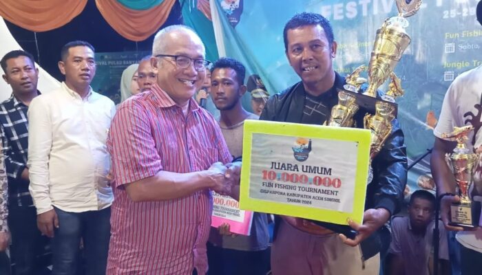 Penutupan Festival Kepulauan Banyak, Juara Fun Fishing Raih Total Hadiah Rp33 Juta