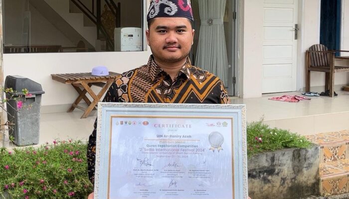 Bripda Dolly Isma Indra, Personel Polda Aceh Raih Juara MHQ 30 Juz Internasional