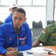DEWAN Pimpinan Cabang Himpunan Nelayan Seluruh Indonesia (HNSI) Kota Medan beserta pengurus dan Ketua-Ketua Rukun menghadiri undangan Rapat Persiapan Pelayanan Gerai E-Pass Kecil di lingkungan Pelabuhan Belawan yang dilaksanakan oleh KSOP Utama Belawan di Ruang Rapat Kolaborasi, Selasa (3/9). Waspada/Ist