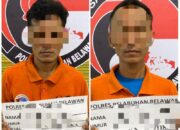 Polres Pelabuhan Belawan Tangkap Pengedar Dan Pengguna Narkoba Di Mabar Hilir