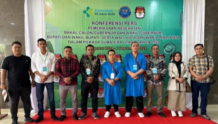 Pasangan Putra Mahkota-Achmad Fauzan Jalani Pemeriksaan Kesehatan