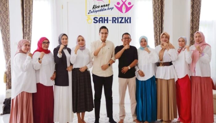 SAH-RIZKI Relawan Calon Walikota Medan Rico-Zaki Dari Kalangan Emak-emak Medan Terbentuk