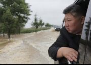 Kim Jong Un Tembak Mati Puluhan Pejabat Korut Gagal Atasi Banjir