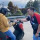 Hari Pelanggan Nasional, Alfamidi Cabang Medan Tebar Hadiah Dan Konvoi Becak