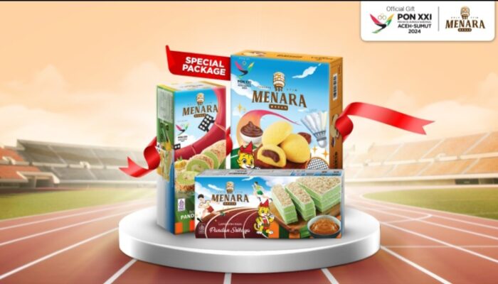 Dukung Perkembangan Olahraga Nasional, Bolu Stim Menara Jadi Official Gift PON XXI Aceh-Sumut