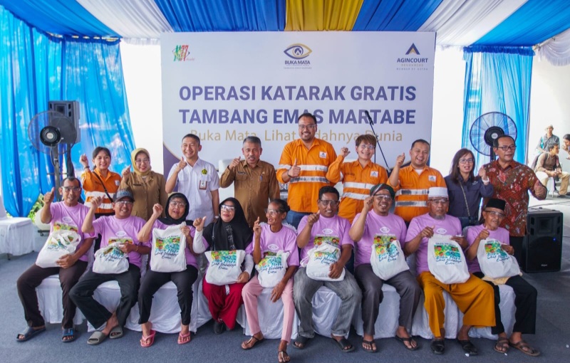 Tahun 2024, PT Agincourt Resources Berhasil Pulihkan 1602 Mata Katarak Di Sumut