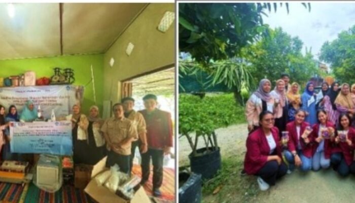 Tim PKM Dosen STMB Multismart Serahkan Peralatan Usaha Kepada Perempuan AMAN PHKom Menteng