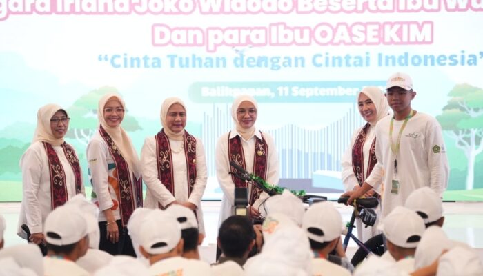 500 Pelajar di Balikpapan Ikut Sosialisasi Moderasi Beragama Bersama Ibu Negara dan OASE KIM