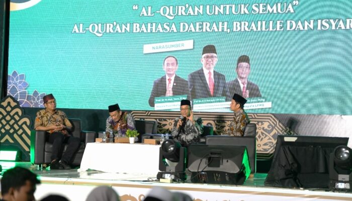 Sosialisasi Layanan Terkait Al Qur’an, Balitbang Diklat Kemenag Adakan Gelar Wicara di Expo MTQN XXX