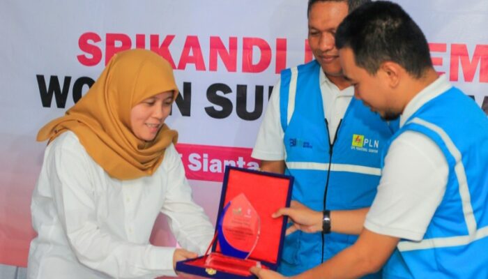 Alween Ong Bimbing Penenun Ulos Di Workshop PLN Peduli