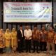 ANGGOTA DPRD Sumut terpilih 2024-2029 dari Partai Golkar, H Aswin Parinduri SH berfoto bersama tokoh masyarakat dan Wakil Ketua DPRD Sumut periode 2019-2024 dari Partai Gerindra Harun Mustafa. Waspada/ist