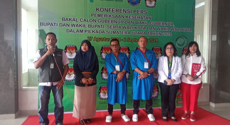 Masinton-Mahmud Jalani Tes Kesehatan Di RSUP H Adam Malik