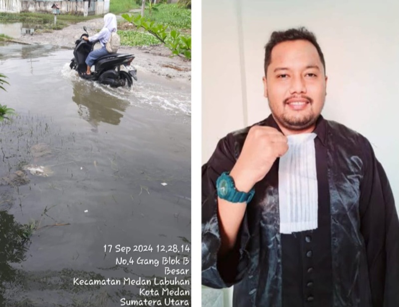 Medan Labuhan Dilanda Banjir, Helmax Alex Tagih Janji Anggota DPRD Dan Pemko Medan