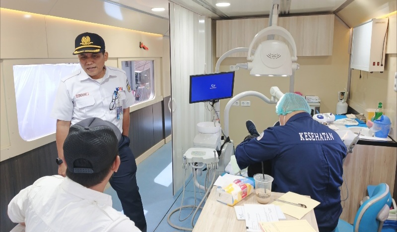 Divre I Sumut Berikan Layanan Kesehatan Gratis Dengan Rail Clinic