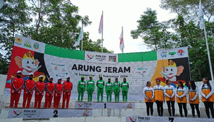 Arung Jeram Ukir Prestasi Di PON XXI Aceh-Sumut
