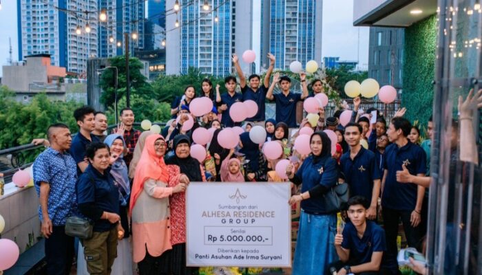 Anniversary 1 Tahun Alhesa Residence Gelar Syukuran Dan Santunan Anak Yatim