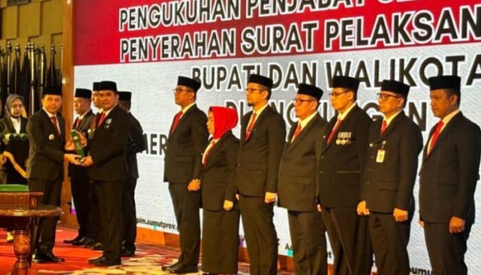 Pj. Gubsu Kukuhkan11 Pjs Kepala Daerah