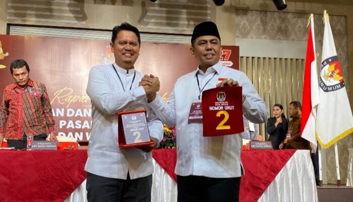 Usai Ambil Nomor Urut 2 Pemilihan Walikota Medan, Ridha-Rani Ungguli Polling Medan Talk