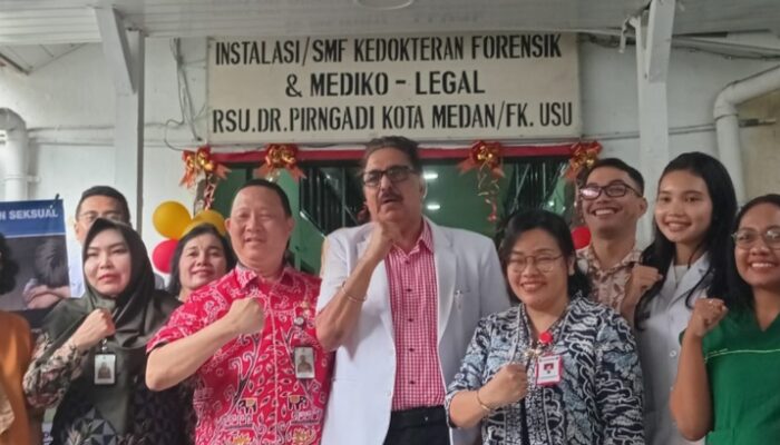 Tingkatkan Layanan, RSUD Dr. Pirngadi Resmikan Poliklinik Forensik Klinis Dan Medicolegal