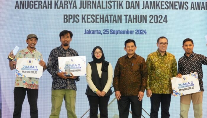 15 Jurnalis Juarai Lomba Karya Jurnalistik BPJS Kesehatan 2024