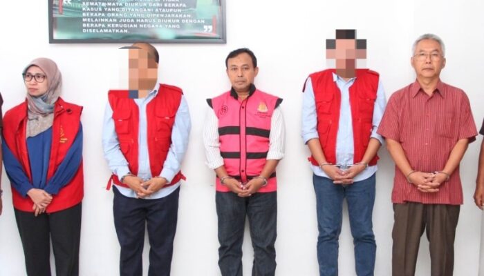 Kejatisu Tahan 5 Tersangka Dugaan Korupsi Di PT AP II Bandara Kualanamu