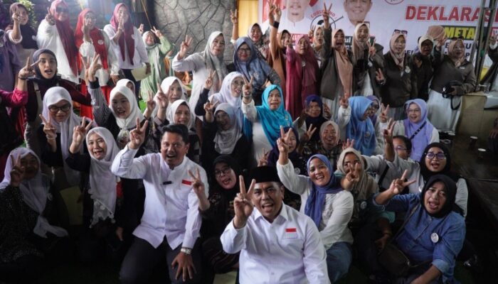 Relawan METAR BERANI Berjuang Menangkan Ridha-Rani