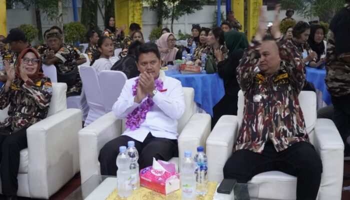 Hadiri Dirgahayu Memiliki Darah Pejuang, Keluarga Besar GM FKPPI All Out Menangkan Ridha-Rani
