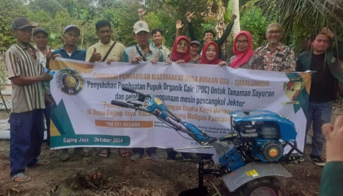 PPM USU Serahkan Empat Mesin Untuk UKM Desa Binaan Simalungun