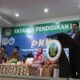 Rektor UnHar Prof. Drs. Sriadhi,.T.,M.Kom.,Ph.D menyampaikan sambutan pada pembukaan PKKMB Tahun Akademik 2024’2025. Waspada/Ist