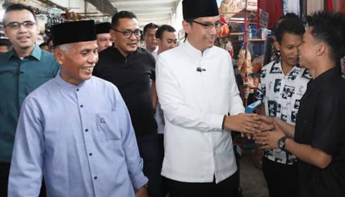 Serap Aspirasi Pedagang, Rico Waas Kunjungi Pusat Pasar Kota Medan