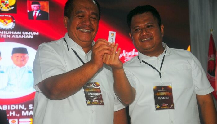 Pilkada Asahan, Taufik-Rianto Bersaing Dengan Kotak Kosong