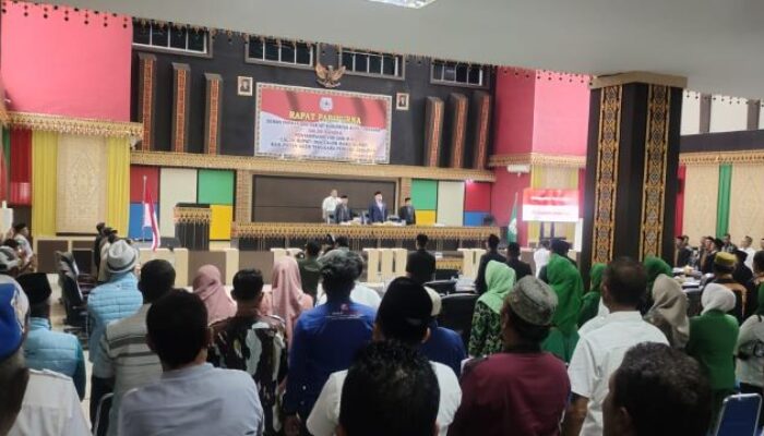 Tiga Paslon Bupati Paparkan Visi Misi Di Hadapan DPRK Agara