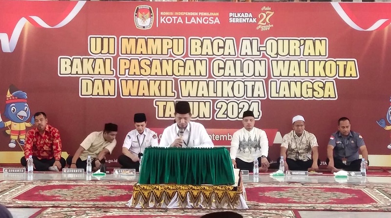Lima Bacalon Wali Kota Langsa Uji Mampu Baca Al-Qur'an Lima Bacalon Wali Kota Langsa Uji Mampu Baca Al-Qur'an
