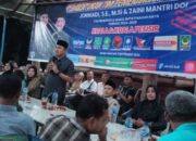 Pembentukan Tim Pemenangan JOZ di Kecamatan Kuala dan Kuala Pesisir di Warkop Engkot Paya Simpang Peut, Kab Nagan Raya, Minggu (7/9).(Waspada/Ist)