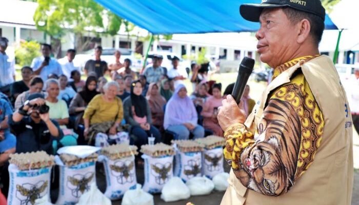 Bupati Simalungun Beri Tali Asih Korban Bencana Angin Puting Beliung