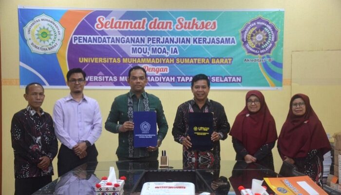 UM Tapsel Dan UM Sumbar Jalin Kerjasama Kembangkan Tridharma Perguruan Tinggi