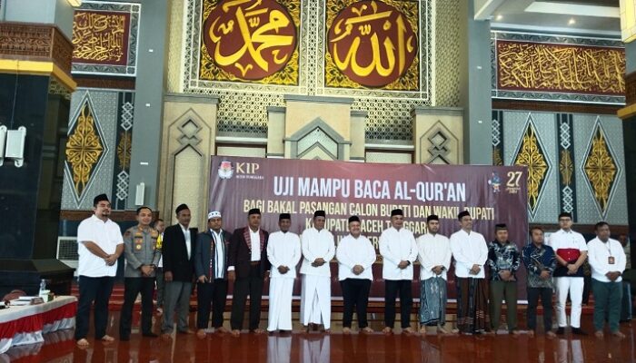 Tiga Pasangan Bacabup Agara Uji Mampu Baca Al-Qur’an