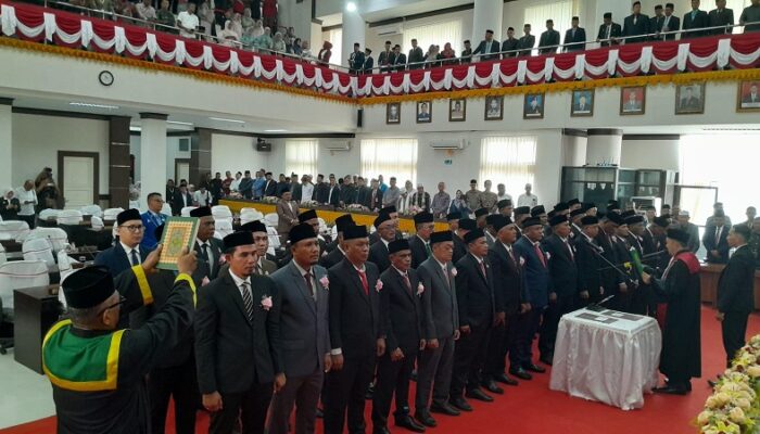 45 Anggota DPRK Aceh Utara Dilantik